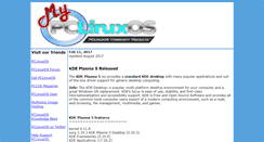Desktop Screenshot of mypclinuxos.com