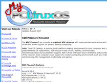 Tablet Screenshot of mypclinuxos.com